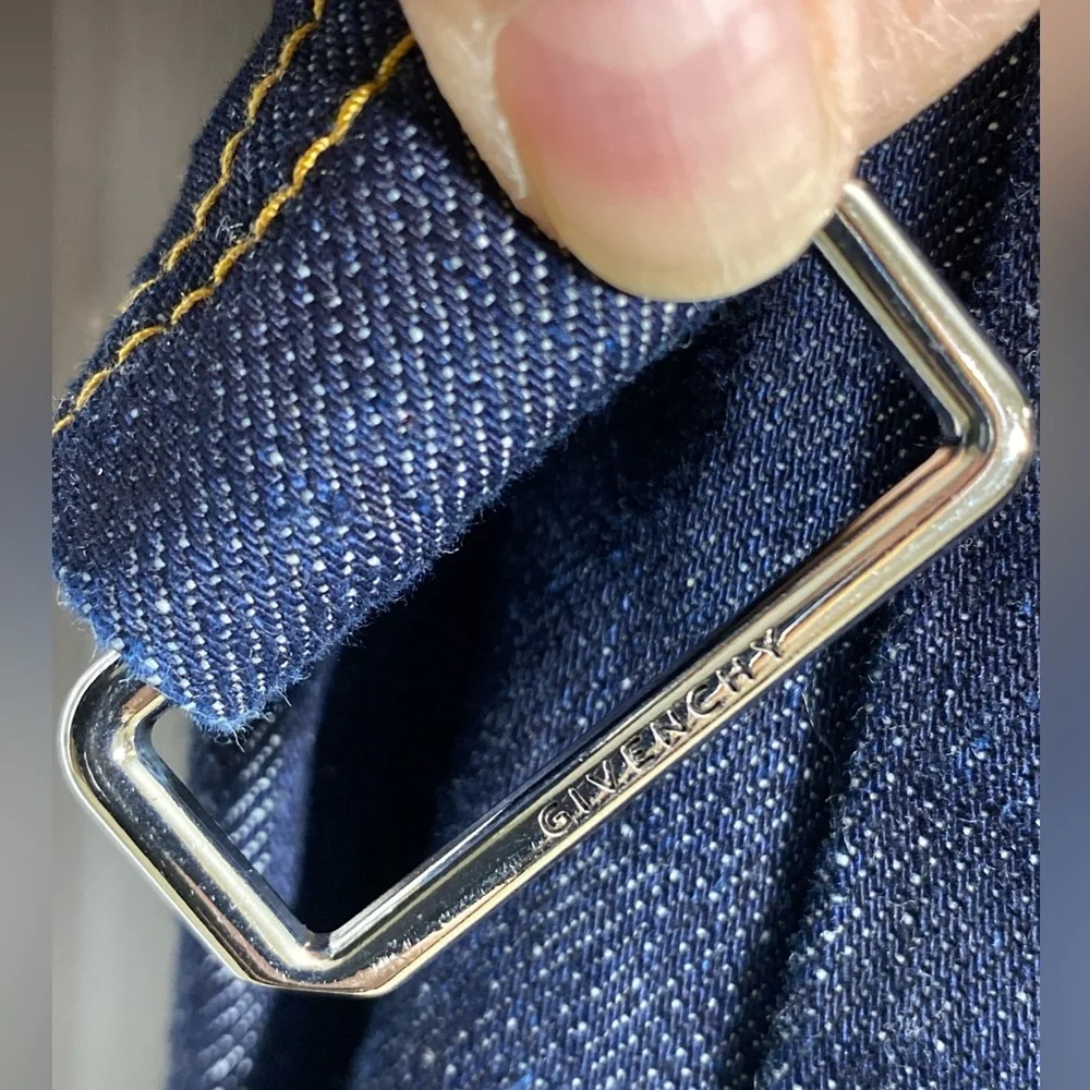 Givenchy LADIES’ SLEEVELESS DENIM ZIP DRESS 8W21JB5Z1A EU 44 US 12/14 NWOT Italy - Picture 13 of 15